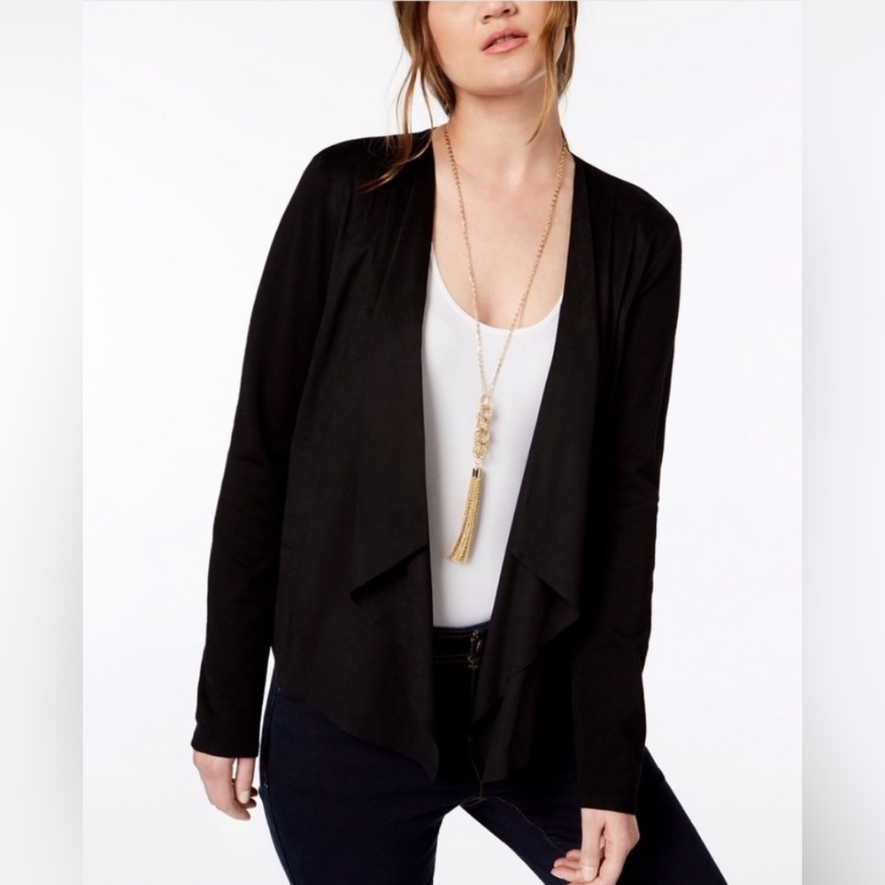 INC International Concepts Open Front Sweater M